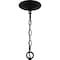 Quoizel Althea Chandelier 5 Lights Matte Black AEA5026MBK - alternate 4